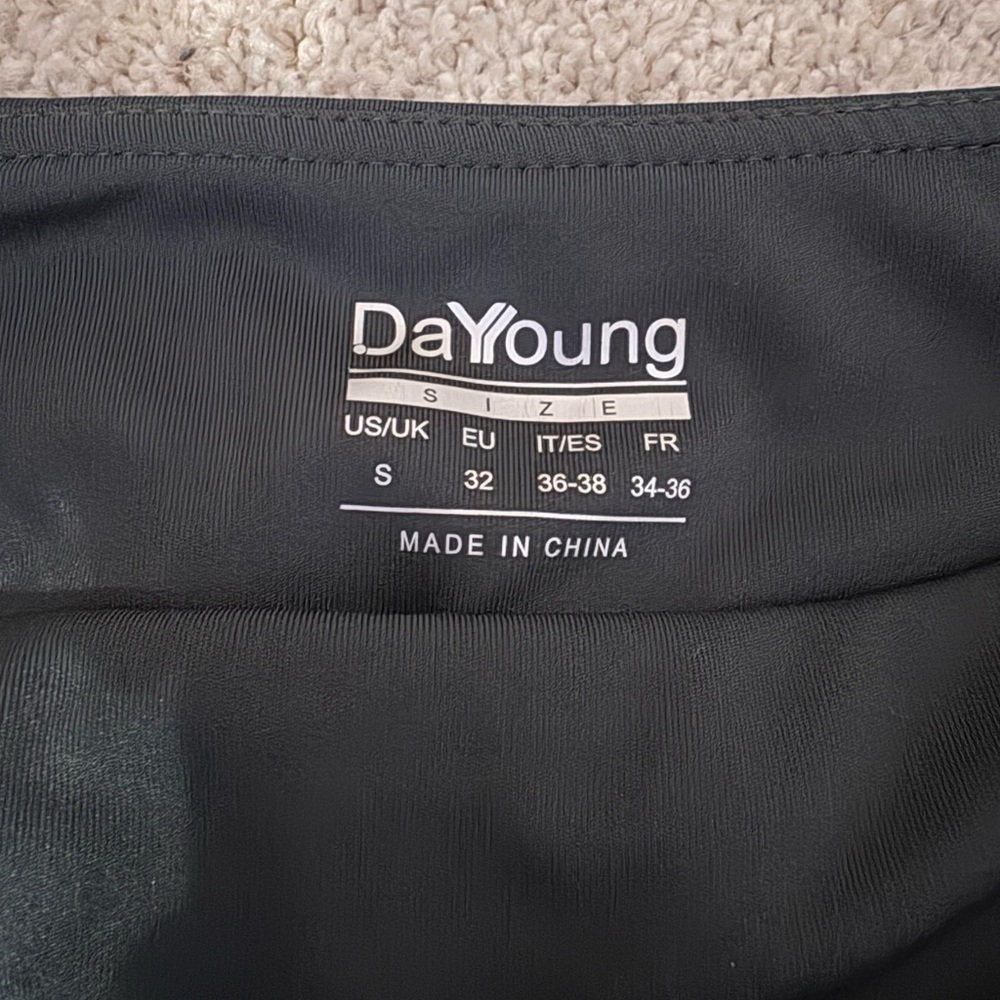 Women's Dark Green Flared Yoga Dress Pants High Waist Stretchy w/ Pockets S - Picture 6 of 6